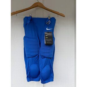 NEW Nike Kids Boys Youth Dri-Fit Football Padded Blue Pants Size S MSRP $45